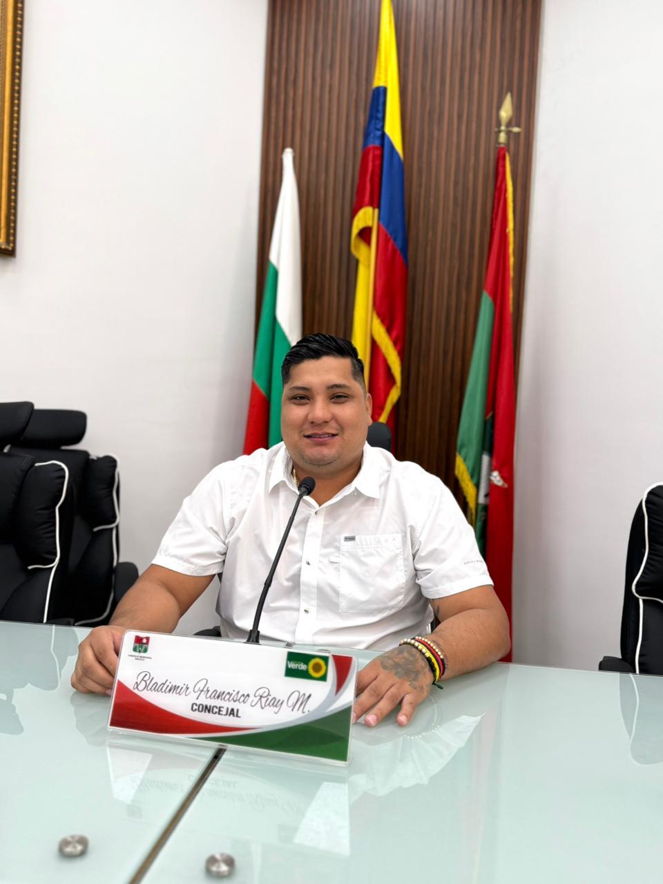 Bladimir Francisco Riay, presidente del Concejo Municipal de Arauca.